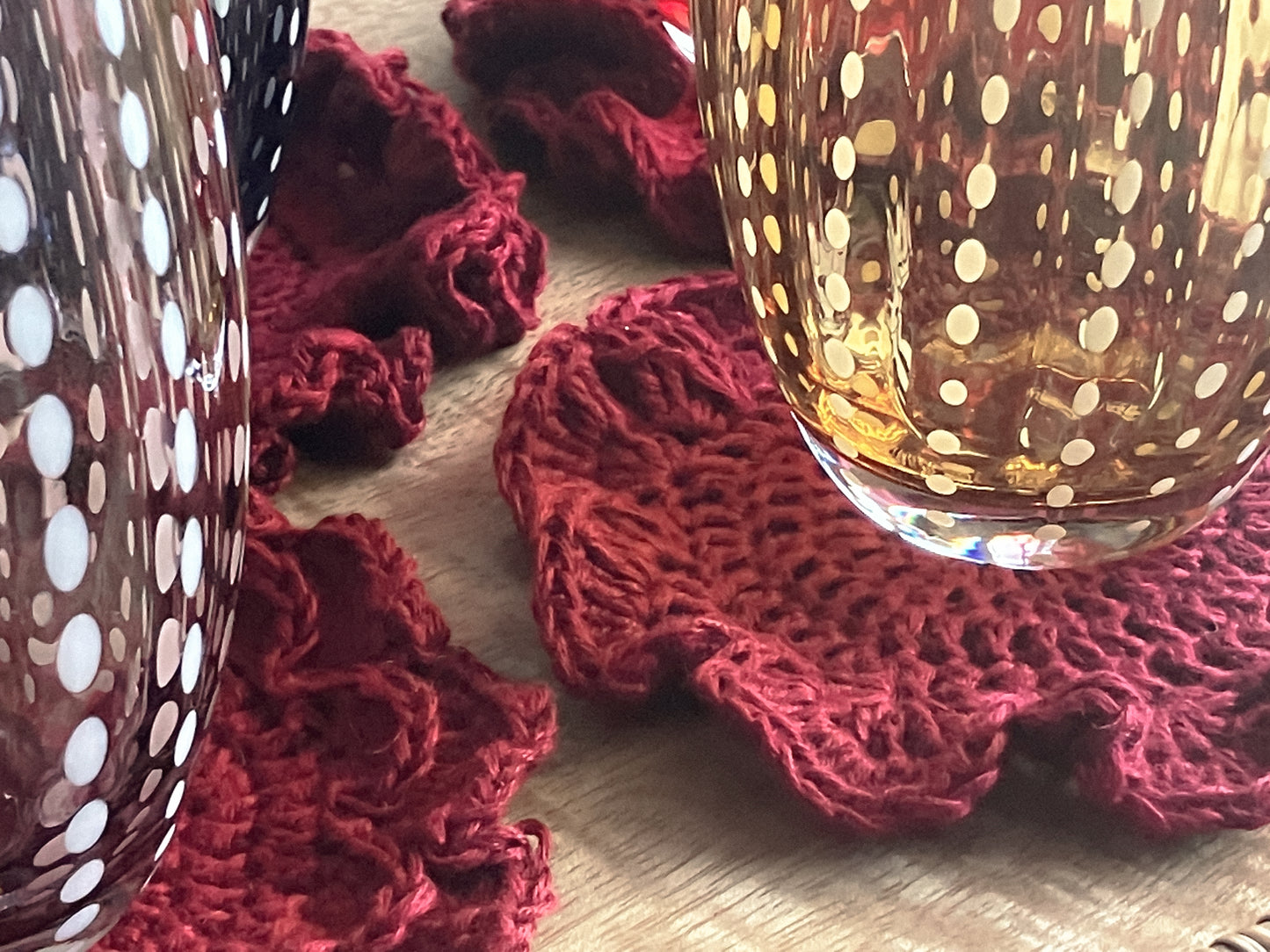 Dahlia Coasters
