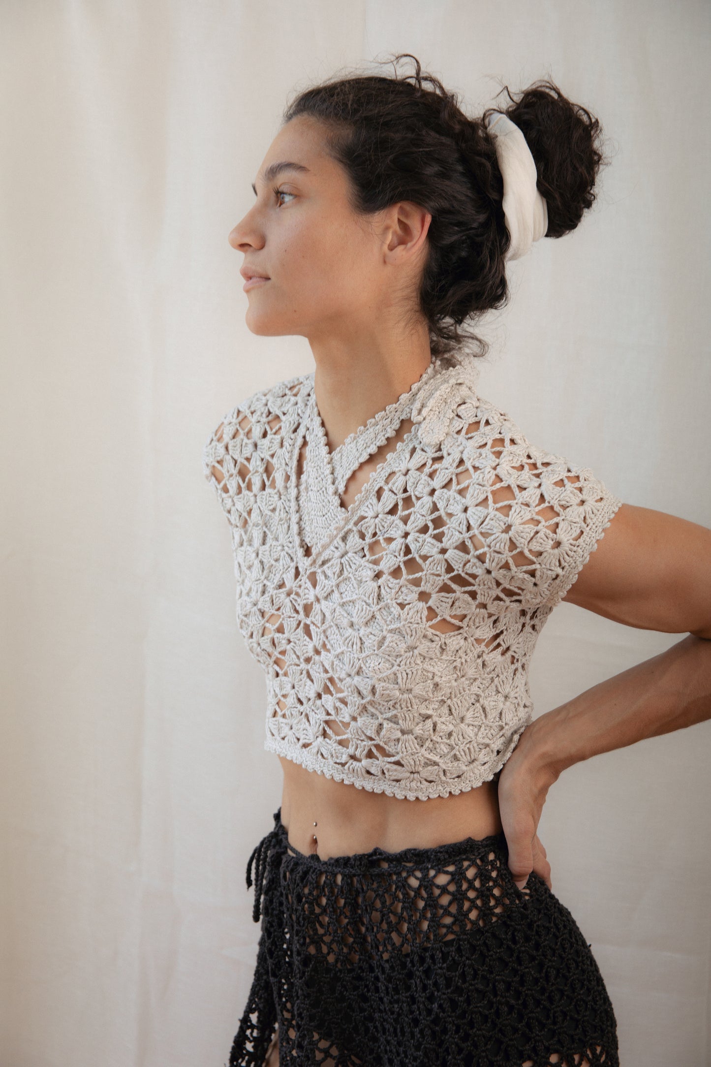 Sarzhav Crochet Top