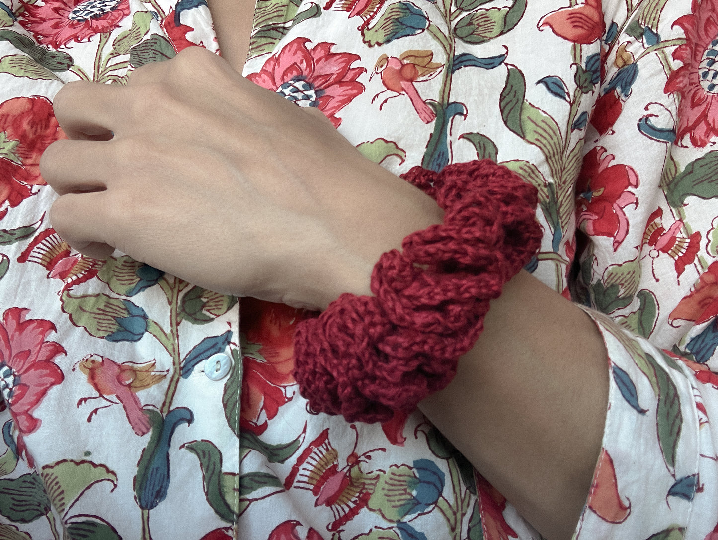 Mini Crochet Chouchou Scrunchie