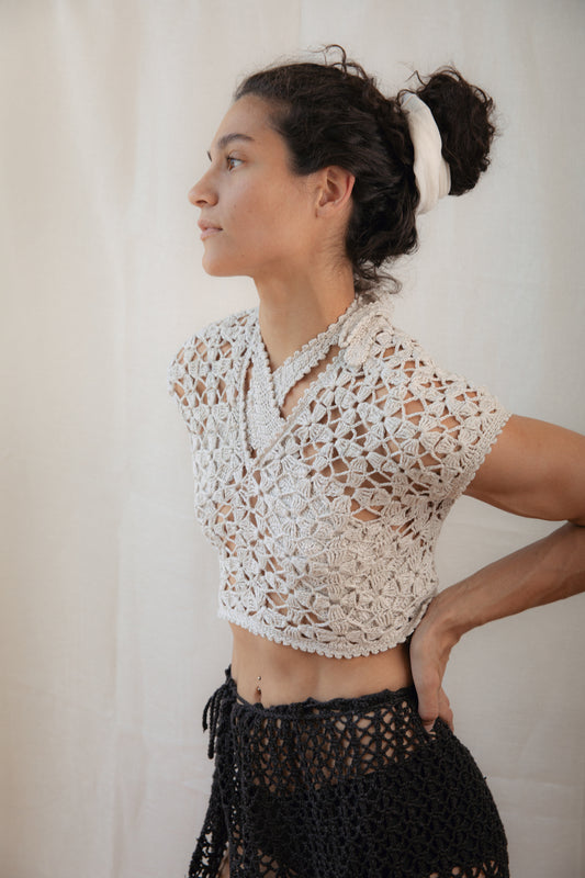 Sarzhav Crochet Top